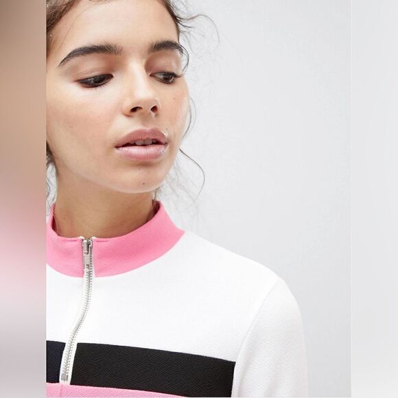 EUC ASOS Design Colour Block Track Dress - Picture 3 of 7